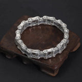 10MM Bicycle Punk Bracelet S925 Silver Jewelry Women Jewelry Gifts - Gemstone Gold