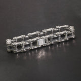 10MM Bicycle Punk Bracelet S925 Silver Jewelry Women Jewelry Gifts - Gemstone Gold