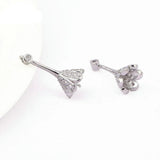 24K Gold Flower Bead Earrings WomenCharms Jewelry Accessories - Gemstone Gold