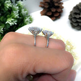 5 Carat Diamond Bride Ring Silver Promise Women Wedding Jewelry - Genuine - Gemstone