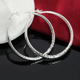 5CM circle hoop Earrings for Women wedding party Jewelry - Gemstone Gold