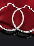 5CM circle hoop Earrings for Women wedding party Jewelry - Gemstone Gold