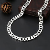 8MM Punk Chain Bracelet S925 Silver Jewelry Women Jewelry Gifts - Gemstone Gold