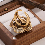 Temperament Flower Vintage Ring for Women  Jewelry Finger Accessories