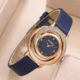 Luxury Women 5Pcs Jewelry Set Wristwatch Wedding Jewelry