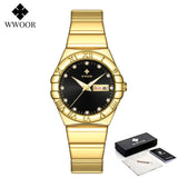 Luxury White Diamond Watch Women Wedding Jewelry