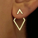 Luxurious Drop Geometric Earrings For Women Daily Vacations Jewelry