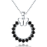Women Black Pendant Necklace Wedding for Women Jewelry