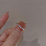 Luxury Zircon Heart Ring for Women Engagement Wedding JewelryGifts