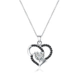 Women Black Pendant Necklace Wedding for Women Jewelry
