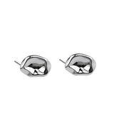 Vintage Thick Teardrop Earrings for Women Gold Dome Jewelry