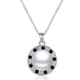 Women Black Pendant Necklace Wedding for Women Jewelry