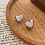 Vintage Thick Teardrop Earrings for Women Gold Dome Jewelry