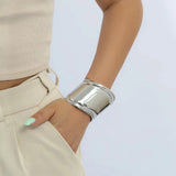Vintage Cuff Wide Bracelet Bangle For Women Anniverssary Jewelry