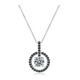 Women Black Pendant Necklace Wedding for Women Jewelry