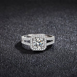 Gem Zircon For Women Ring Wedding 925 Sterling Silver Fine Jewelry Party Gifts