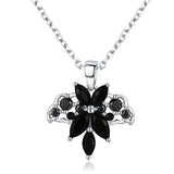 Women Black Pendant Necklace Wedding for Women Jewelry