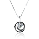 Women Black Pendant Necklace Wedding for Women Jewelry