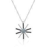 Women Black Pendant Necklace Wedding for Women Jewelry