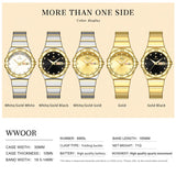 Luxury White Diamond Watch Women Wedding Jewelry