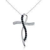 Women Black Pendant Necklace Wedding for Women Jewelry