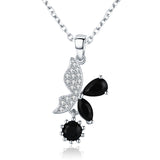 Women Black Pendant Necklace Wedding for Women Jewelry