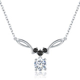 Women Black Pendant Necklace Wedding for Women Jewelry