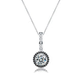 Women Black Pendant Necklace Wedding for Women Jewelry