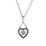 Women Black Pendant Necklace Wedding for Women Jewelry