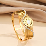 Numeral Bangle Roman Bracelet Sparkling Women Jewelry