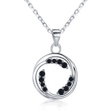 Women Black Pendant Necklace Wedding for Women Jewelry