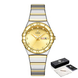 Luxury White Diamond Watch Women Wedding Jewelry