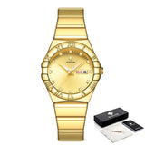 Luxury White Diamond Watch Women Wedding Jewelry