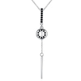 Women Black Pendant Necklace Wedding for Women Jewelry
