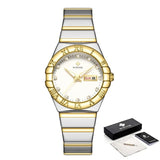 Luxury White Diamond Watch Women Wedding Jewelry