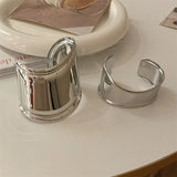 Vintage Hyperbole Smooth Cuff Bracelet For Women Jewelry Accessories