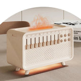 Air Aroma Diffuser Humidifier Night Light Bluetooth Speaker White Noise Machine - Gemstone Gold