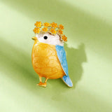 Birds Butterfly Bee Brooch Jewelry For Women Pearl Rhinestone Animal Wedding - Gemstone Gold