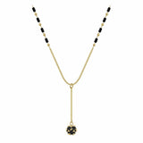 Black Zircon Gem Pendant Necklace Jewelry For Women Party Girls Accessories - Genuine - Gemstone