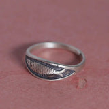 Bohemian Fish Retro Ring Unique Silver For Women For Party Birthday Jewelry - Gemstone Gold