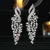 bunch of grapes Earrings Women Wedding Jewelry Dangle Earrings - Gemstone Gold