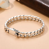 Classical LOCK Chain Necklace Bracelet Punk S925 Jewelry Women Jewelry Gifts - Gemstone Gold