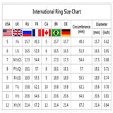 Flower Rings for Women Zircon Party Accessories Graceful Gift Jewelry Ring - Gemstone Gold
