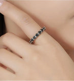 Full Moissanite Diamond Ring For Men Women S925 Sterling Silver Jewelry - Gemstone Gold