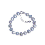 Genuine Natural Freshwater Baroque Pearl Bracelet Bangles For Women Charm Jewelry - Genuine - Gemstone
