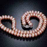 Genuine Pearl Pendant Necklace For Women Wedding Jewelry - Genuine - Gemstone