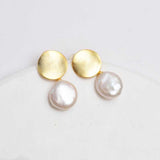 Genuine Vintage Freshwater Pearl 925 Sterling Silver Earring women's Fine jewelry - Genuine - Gemstone
