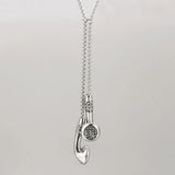 Hip - hop Music Earbuds Pendant Necklace Clothing Accessories Jewelry - Gemstone Gold