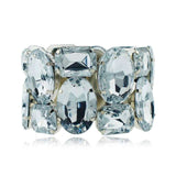 Luxury Bridal Zircon Stretch Bracelet Bangle Bead Party Women Jewelry - Genuine - Gemstone