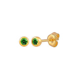 Luxury Needle Leopard Animal Hoop Earrings 18K Gold for Women Jewelry - Gemstone Gold
